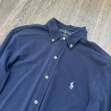 Ralph Lauren Navy Button Shirt (S)