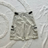 Vintage Cream Cargo Shorts (28-30)