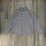 Chaps Brown Button Shirt (M)