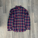 Vintage Polo Checkered Button Shirt (L)