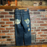 Y2K X8 Denim Coin Pants (29")