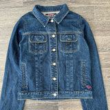 VINTAGE QUIKSILVER ROXY DENIM JACKET (S)