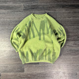 VINTAGE LIME SWEATER (S/M)