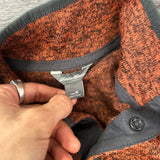 VINTAGE QUARTER BUTTON FLEECE (M)