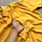 Vintage Y2K OMM Yellow Button Shirt (L/XL)