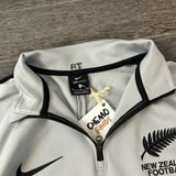 NZ ALL WHITES QUARTER ZIP (S/M)