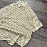 VINTAGE AERTEX BUTTON SHIRT (L)