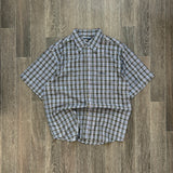 VINTAGE CHECKERED BUTTON SHIRT (BOXY M/L)