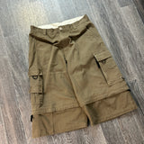Y2K ADJUSTABLE CARGO SHORTS (32")