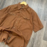 Vintage Independent Brown Button Shirt (XL)