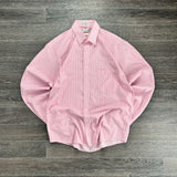 VINTAGE GEOFFREY BEENE PINK BUTTON SHIRT (L)