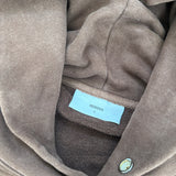 NEWMAN BROWN CROP HOODIE (L)