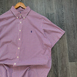 Ralph Lauren Checkered Button Shirt (XXL)