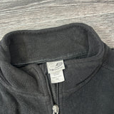 CHAMPION BLACK ZIP UP FLEECE (M)