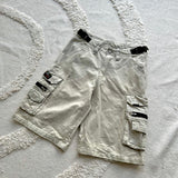 Vintage Cream Cargo Shorts (28-30)