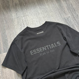 Essentials Black Tee (XXL)