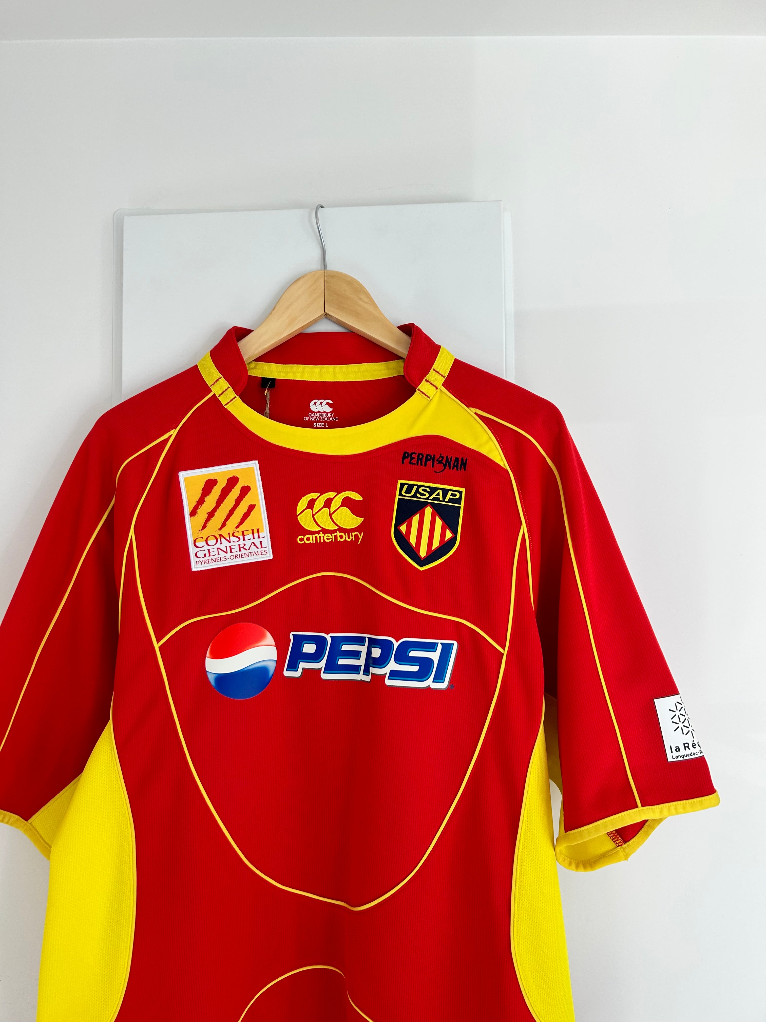 Ccc Rugby USAP CCC France Rugby Jersey (L) – Chemofinds
