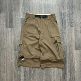 Y2K ADJUSTABLE CARGO SHORTS (30")