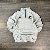NZ ALL WHITES QUARTER ZIP (S/M)