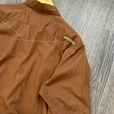 Vintage Independent Brown Button Shirt (XL)