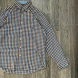Chaps Brown Button Shirt (M)