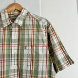 Timberland Boxy Checkered Button Shirt (L)