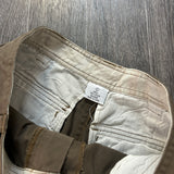 Y2K BROWN CARGO SHORTS (28")