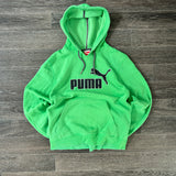 Y2K PUMA GREEN HOODIE (S)