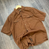 Vintage Independent Brown Button Shirt (XL)