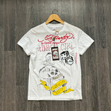 Y2K Ed Hardy Graphic Tee (M)