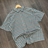 Nautica Checkered Button Shirt (XL)