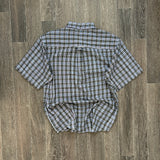 VINTAGE CHECKERED BUTTON SHIRT (BOXY M/L)