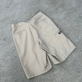Dickies Cream Boxy Loose Shorts (38")
