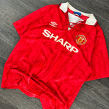 1992/94 MANCHESTER UNITED UMBRO FOOTBALL (L)