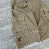 Y2K BROWN CARGO SHORTS (30")