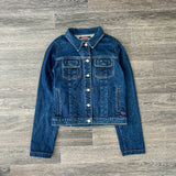 VINTAGE QUIKSILVER ROXY DENIM JACKET (S)
