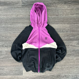 Y2K ADIDAS PURPLE ZIPUP (XS)