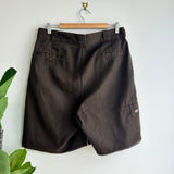 Dickies Brown Custom Cut Shorts (34)