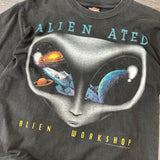 RARE VINTAGE 90s ALIEN ATED TEE (L)