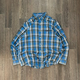 Chaps Checkered Button Shirt (XL)